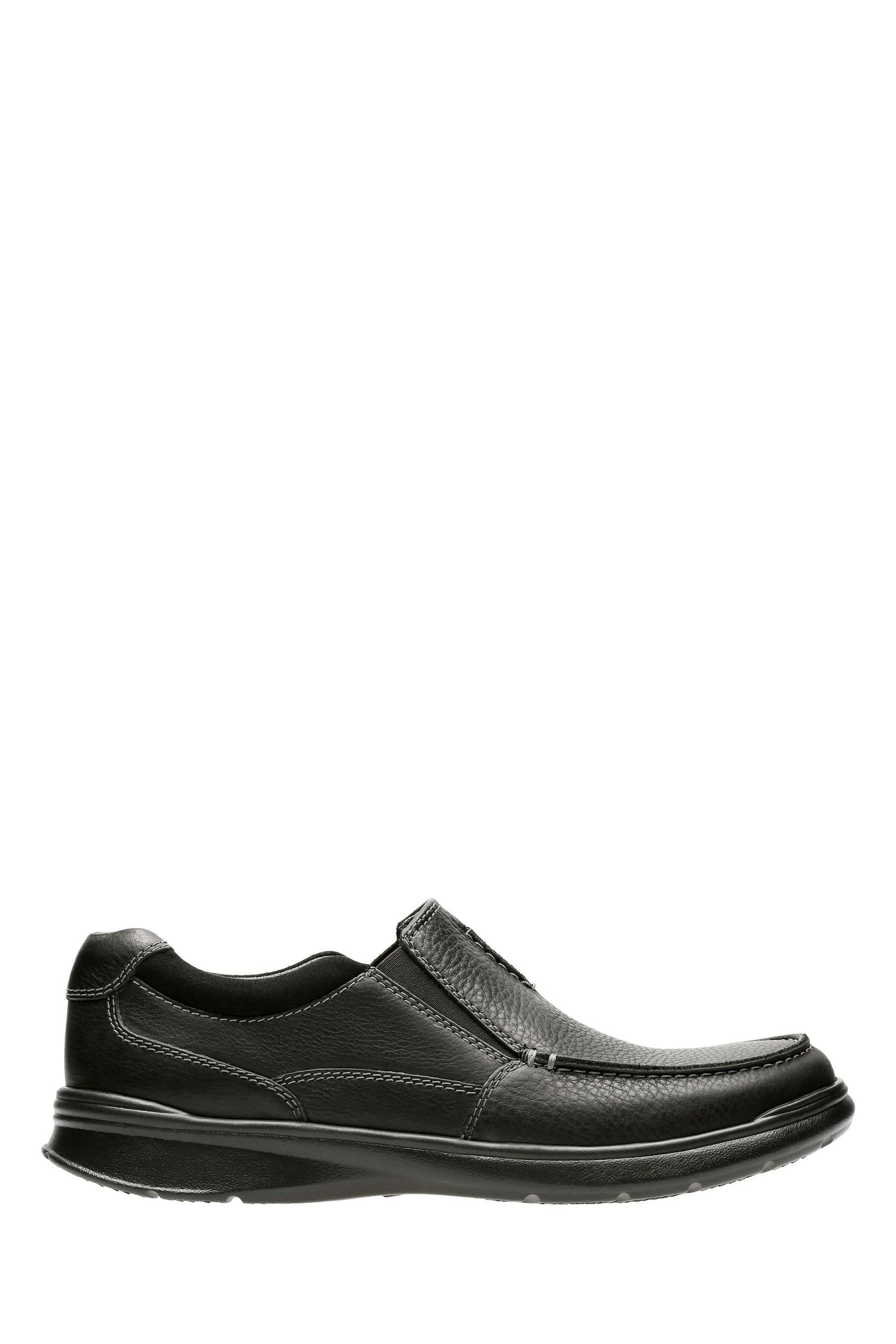 Buy Clarks Cotrell Free Black Leather Slip On Shoes Black Wide Fit G from the Next UK online shop