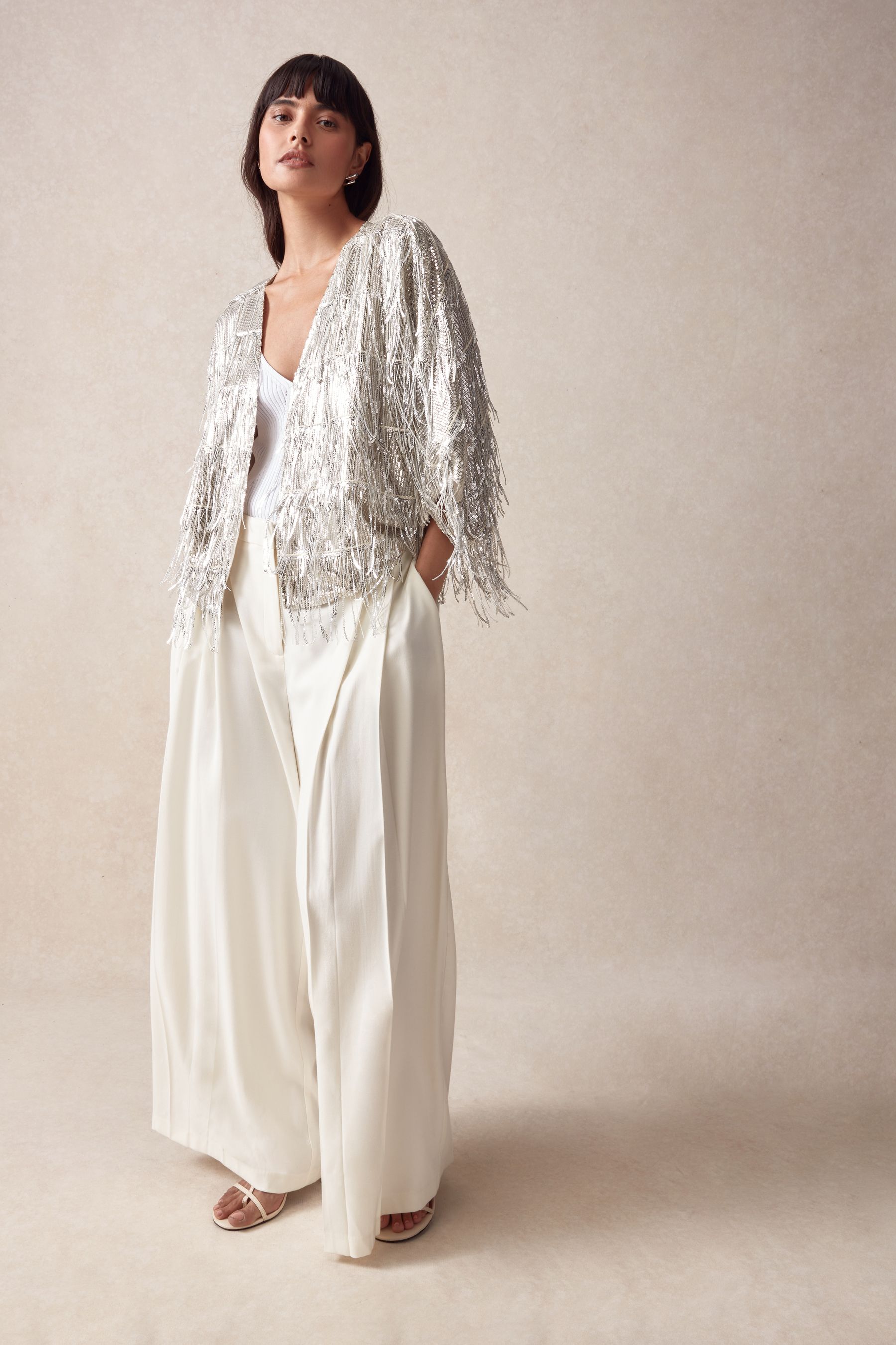 Next fringe jacket new arrivals