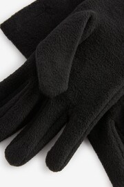 Black Fleece Gloves - Image 5 of 5