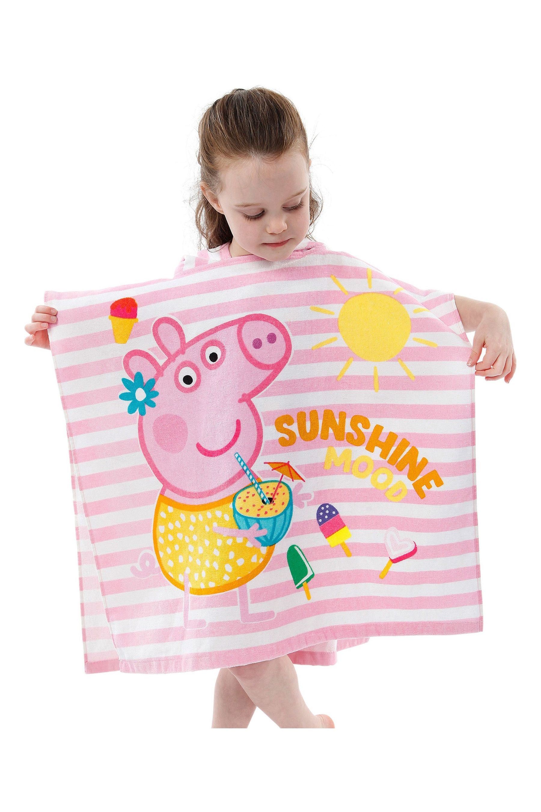 Peppa pig towel with hood on sale