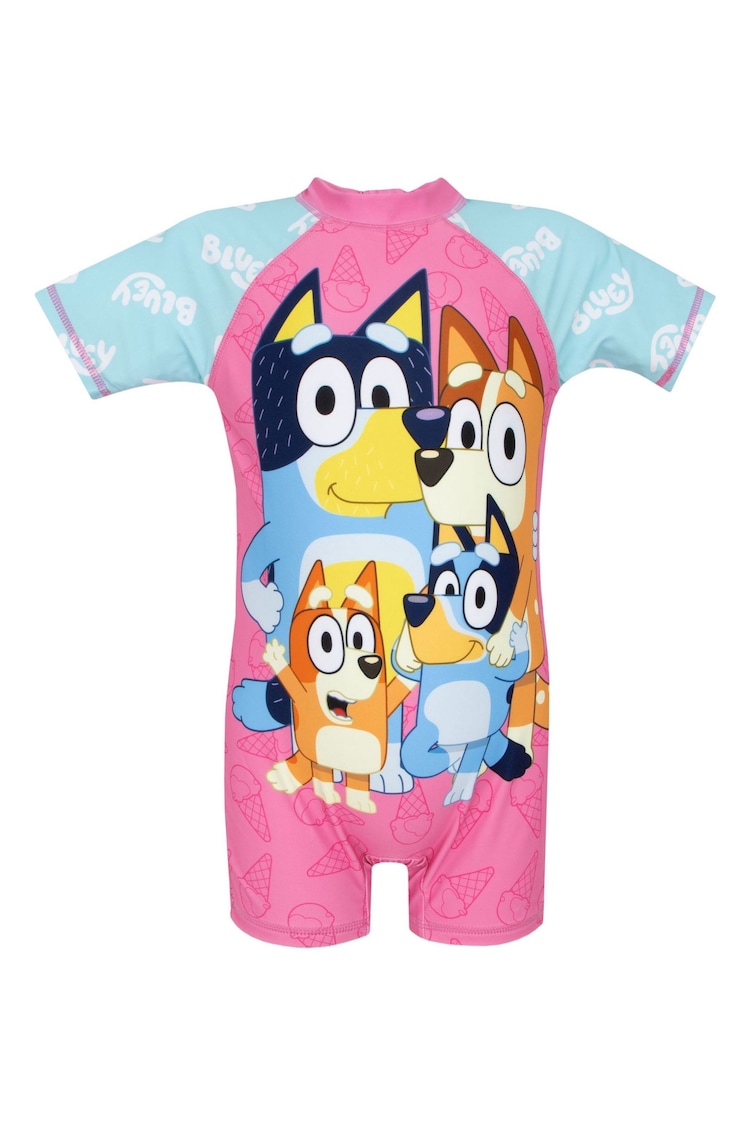 Character Pink Bluey Surfsuit - Image 1 of 5