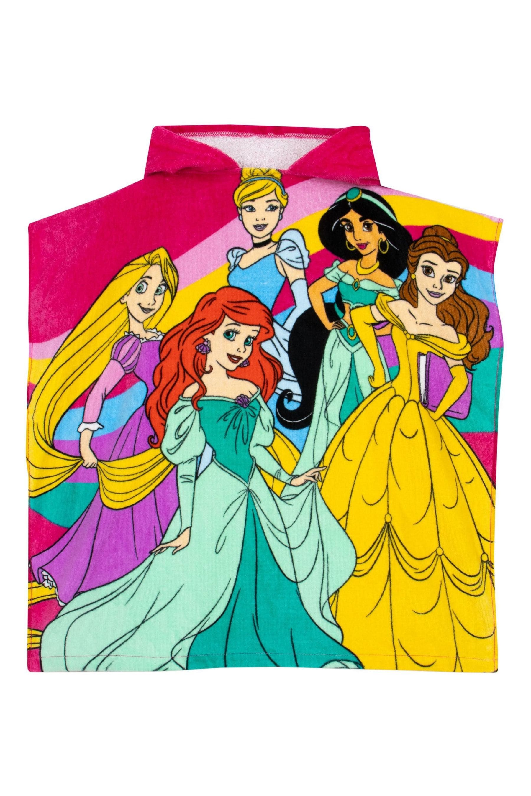 Buy Character Pink Disney Princess 100 Cotton Poncho from Next Ireland
