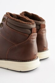 Brown Warm Lined Boots - Image 4 of 8