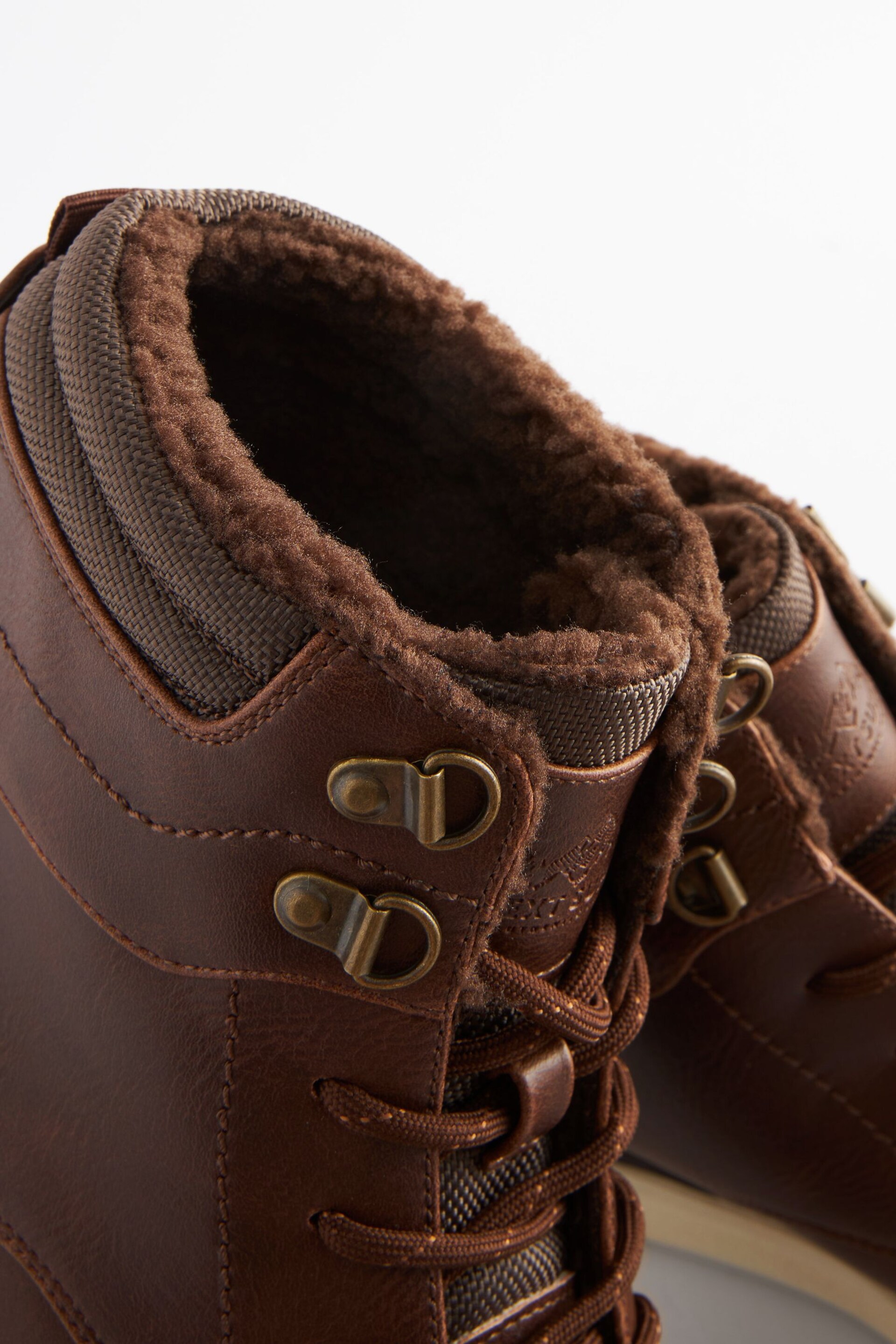 Brown Warm Lined Boots - Image 7 of 8