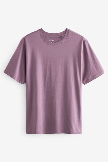 Blue/White/Green/Ecru/Purple/Grey T-Shirts 6 Pack