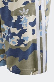 adidas Originals Grey/Blue Camo Shorts - Image 11 of 11