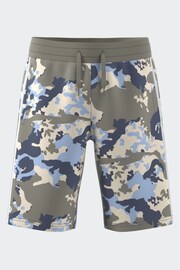 adidas Originals Grey/Blue Camo Shorts - Image 6 of 11