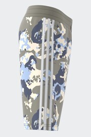 adidas Originals Grey/Blue Camo Shorts - Image 8 of 11