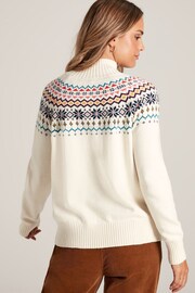 Joules Alba Cream Fair Isle Jumper - Image 2 of 5