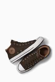 Converse Brown/White Chuck Malden Street Trainers - Image 5 of 9