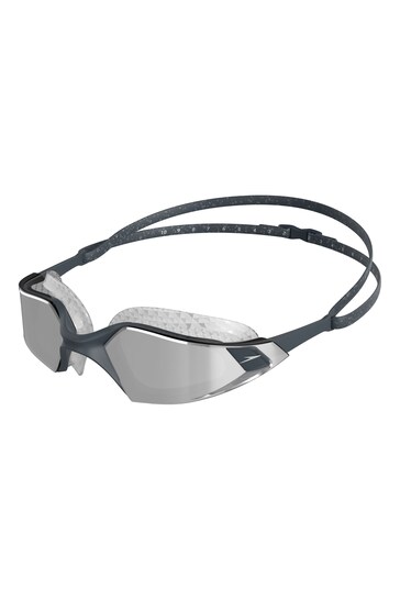 Speedo Adults Grey Aquapulse Pro Mirror Goggles