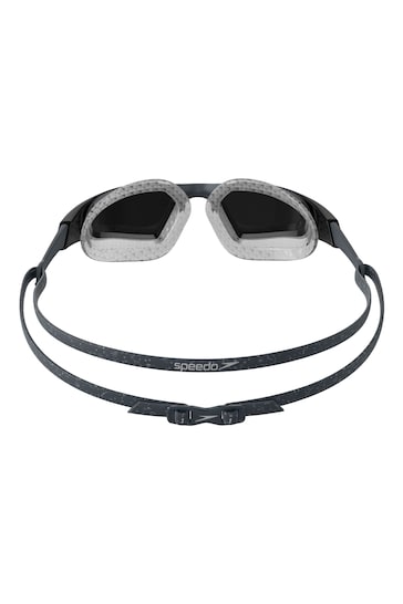 Speedo Adults Grey Aquapulse Pro Mirror Goggles