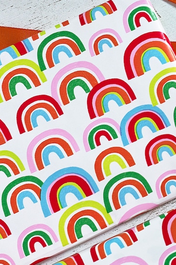 Multi Rainbows 10 Metre Wrapping Paper