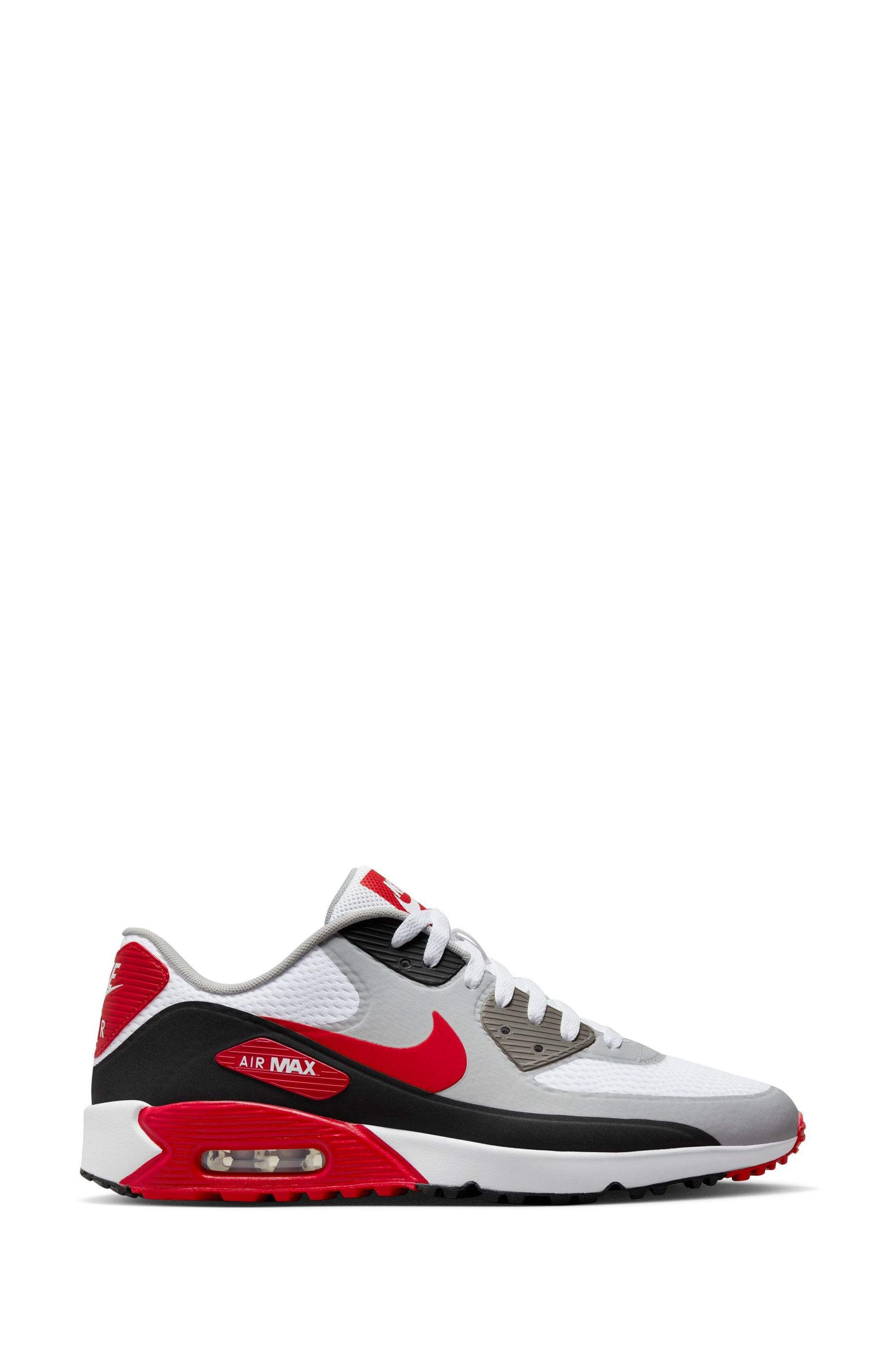 Nike air max 90 white shop red