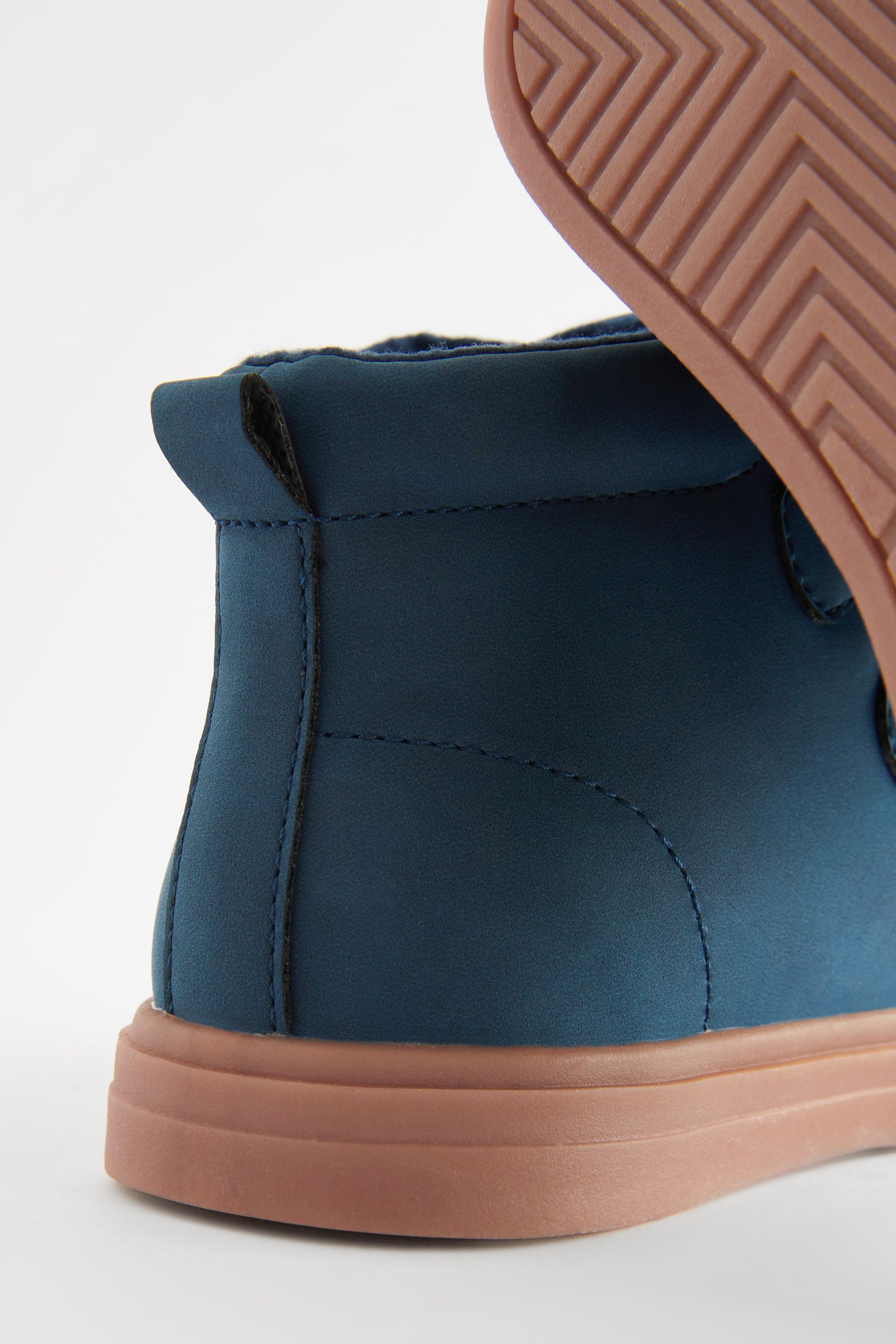 Navy blue shop wide fit boots