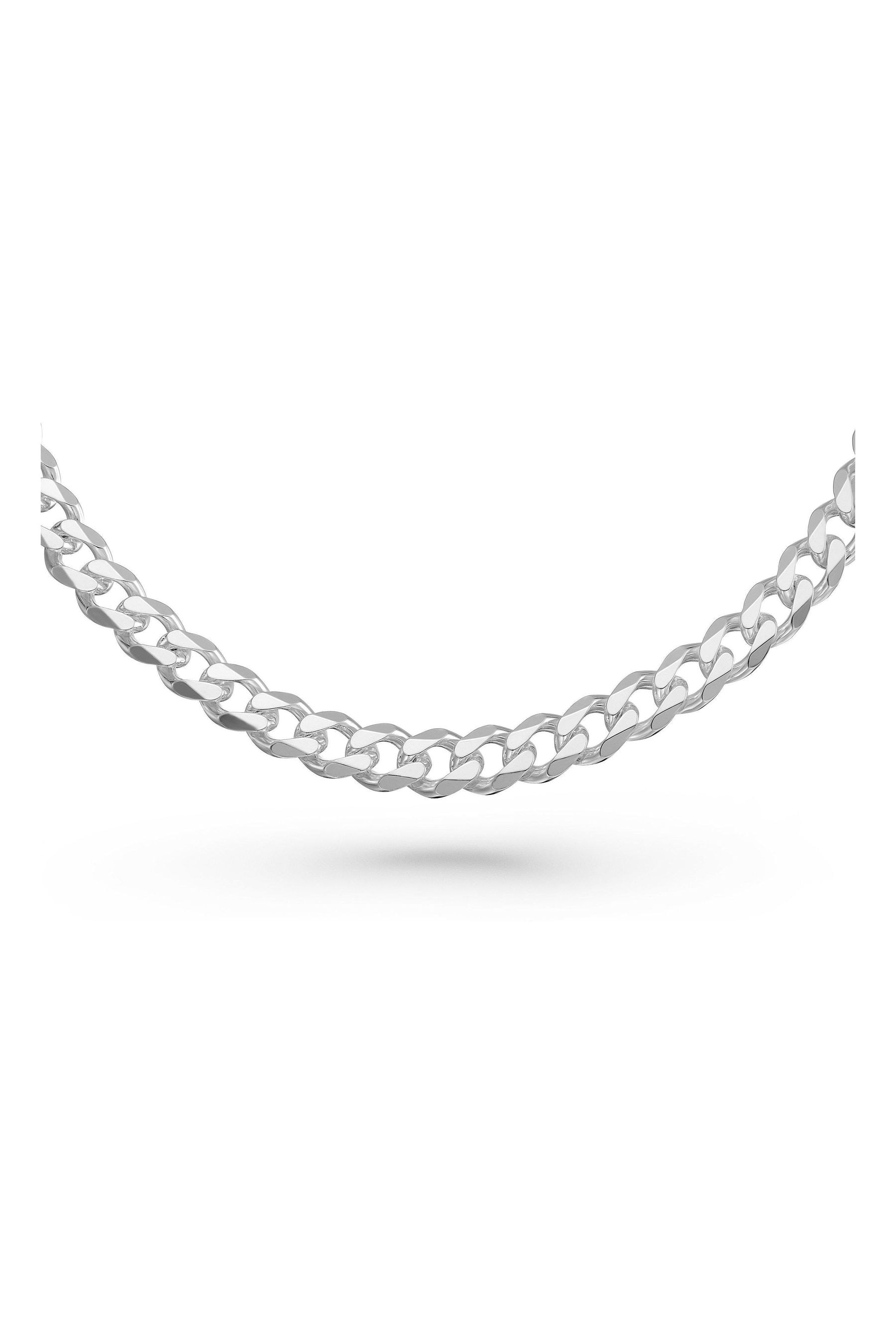 Beaverbrooks Sterling Silver Curb Bracelet