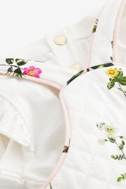 Baker by Ted Baker Floral Quilted Pinafore and T-Shirt Set - Image 10 of 10