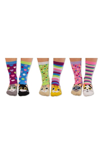 United Odd Socks Multi Cat Catwalk Socks
