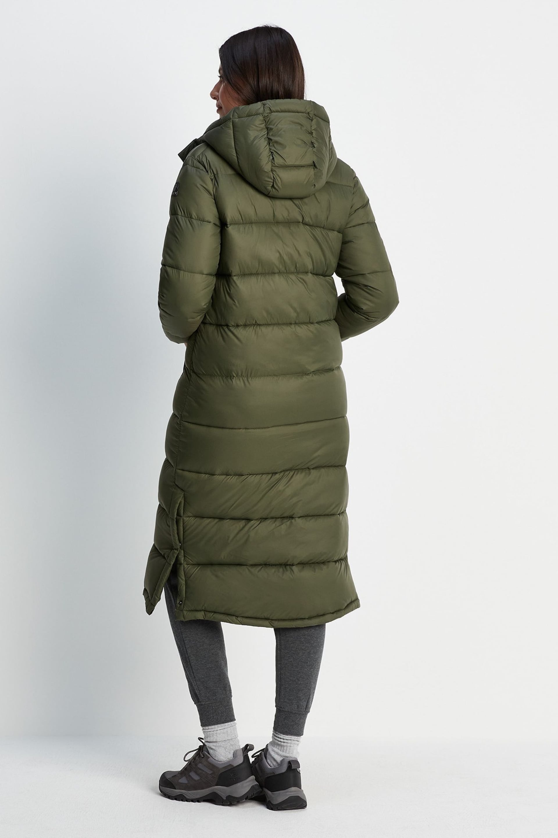 Tog 24 Green Cautley Long Padded Jacket - Image 2 of 9