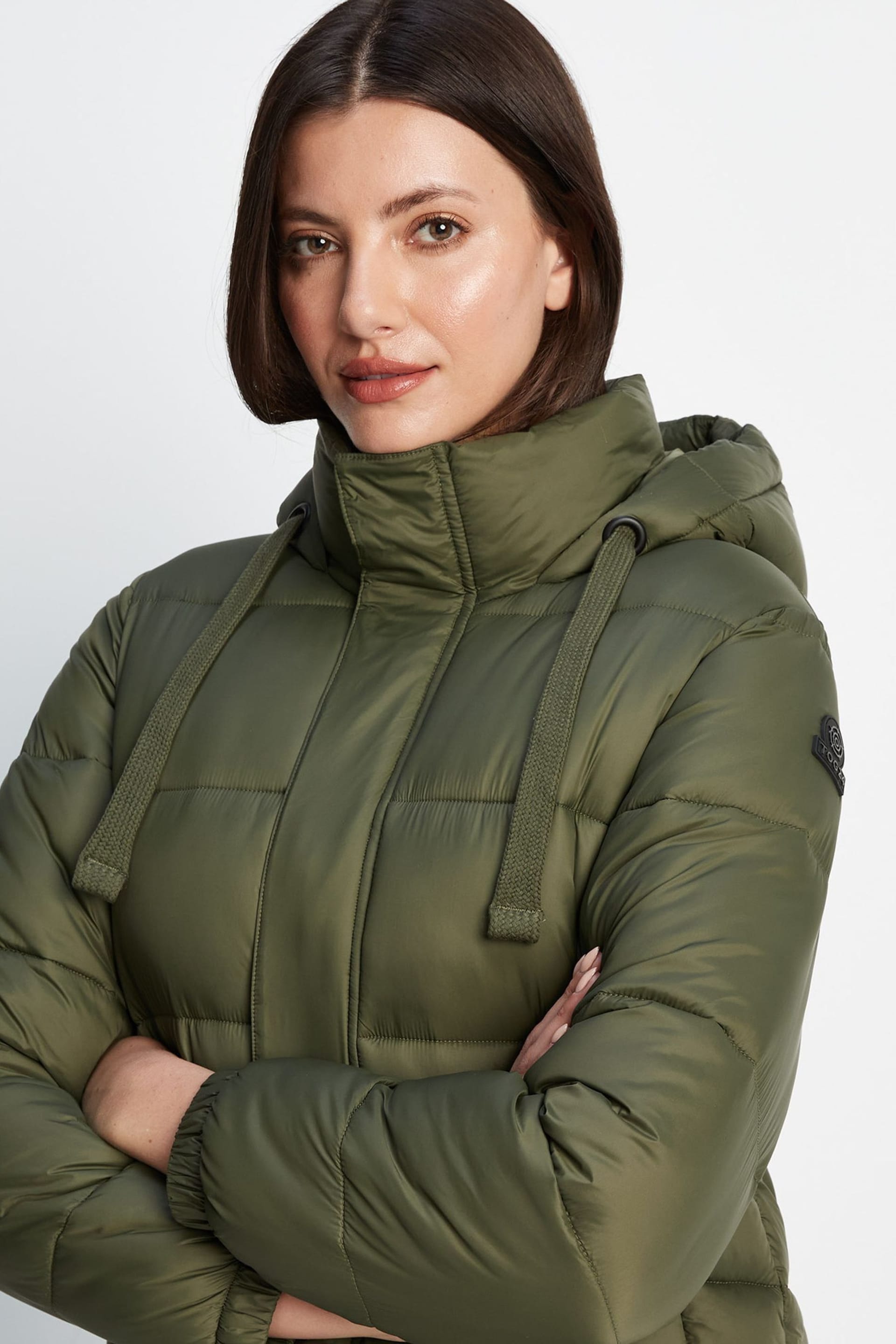Tog 24 Green Cautley Long Padded Jacket - Image 4 of 9