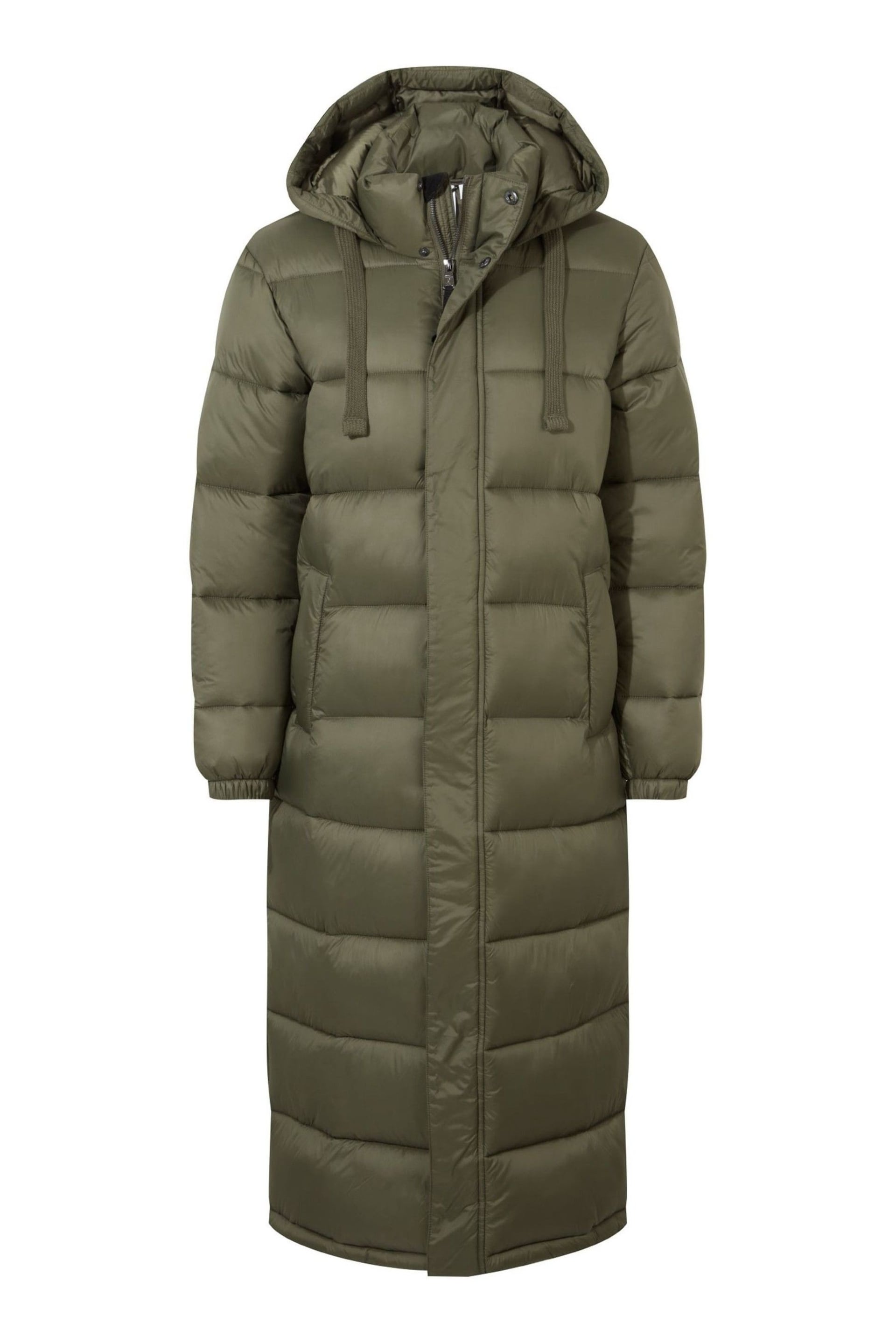 Tog 24 Green Cautley Long Padded Jacket - Image 9 of 9