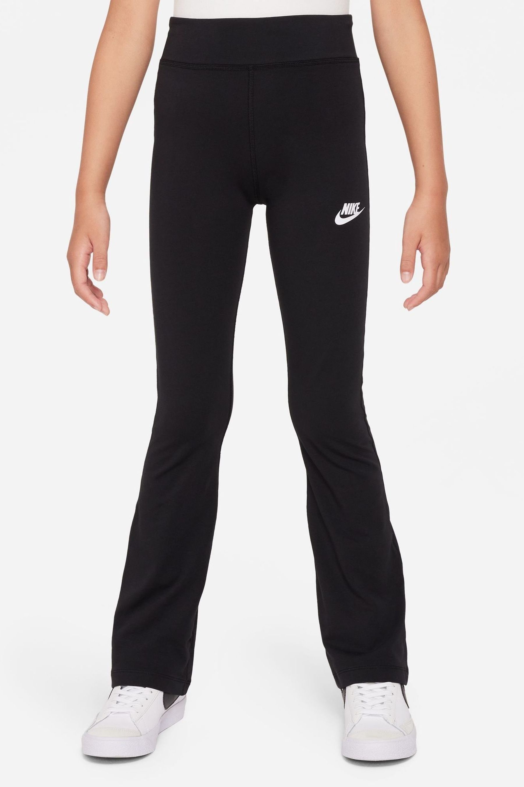 Buy Nike Black Favorites Flare Swoosh Leggings from the Next UK online shop