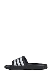 adidas Light Black Adilette Shower Sliders - Image 5 of 9