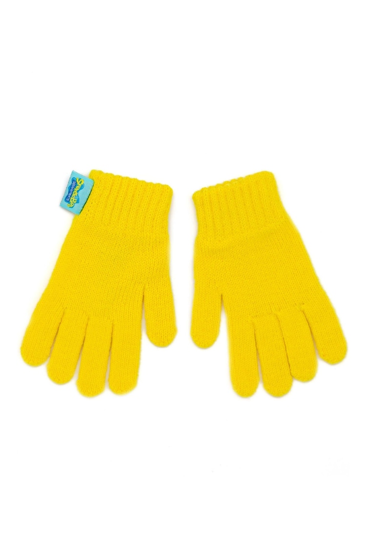 Vanilla Underground Yellow SpongeBob SquarePants Unisex Kids Gloves and Scarf Set - Image 2 of 5