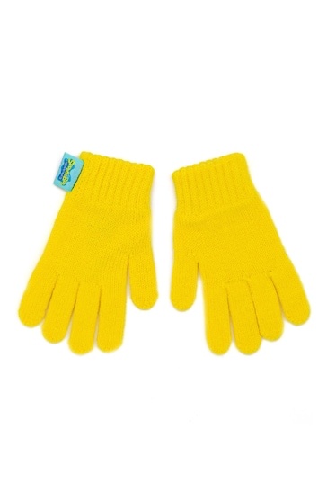 Vanilla Underground Yellow SpongeBob SquarePants Unisex Kids Gloves and Scarf Set