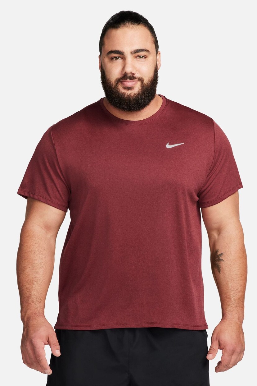 Nike Red Miler Dri-FIT UV Running T-Shirt - Image 6 of 12