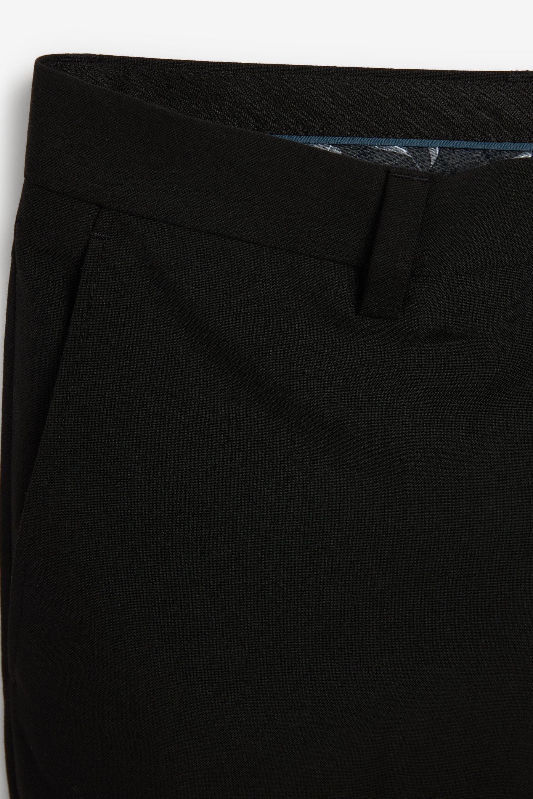 Next black suit trousers clearance