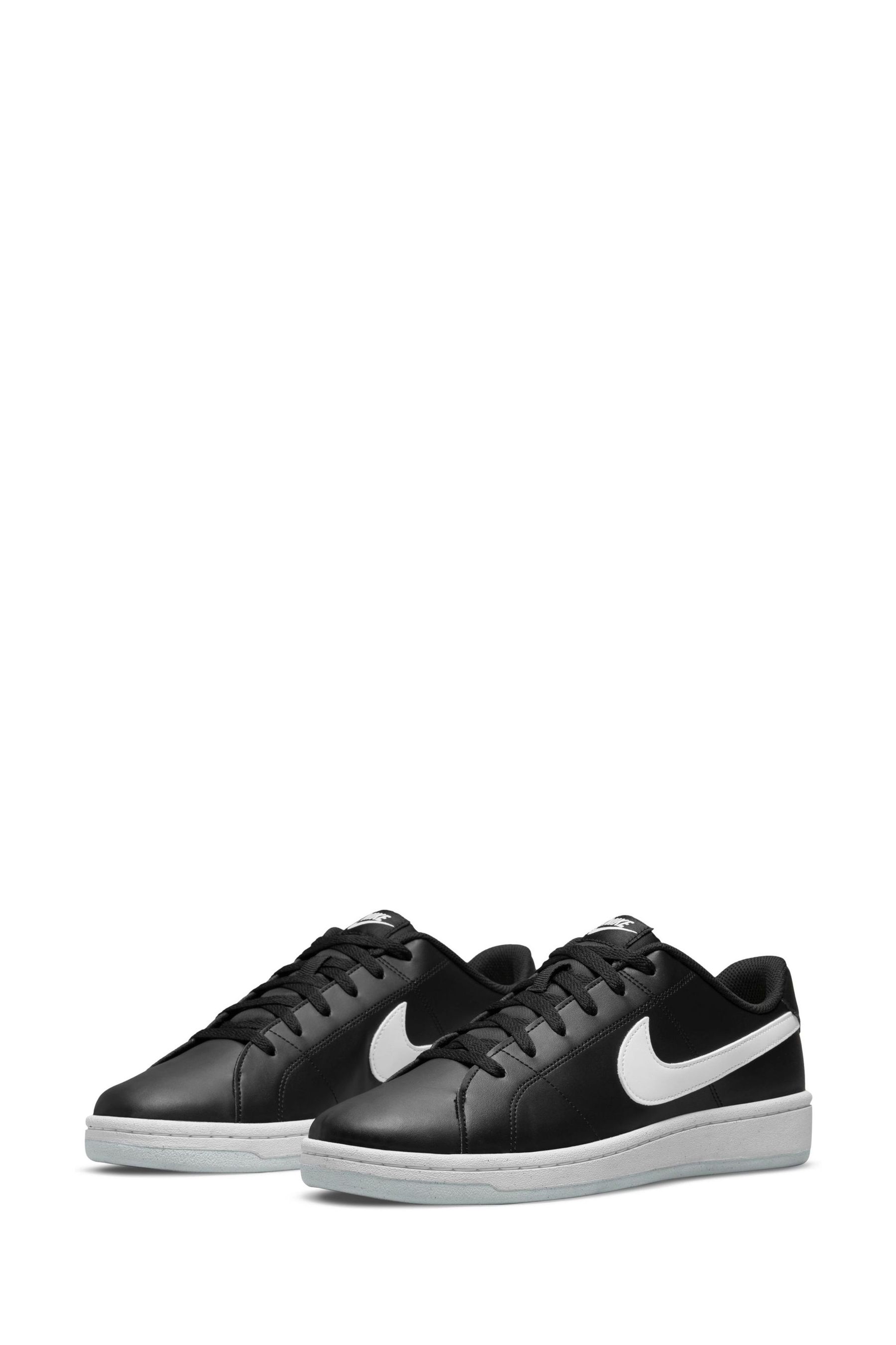 Black nike court royale hot sale
