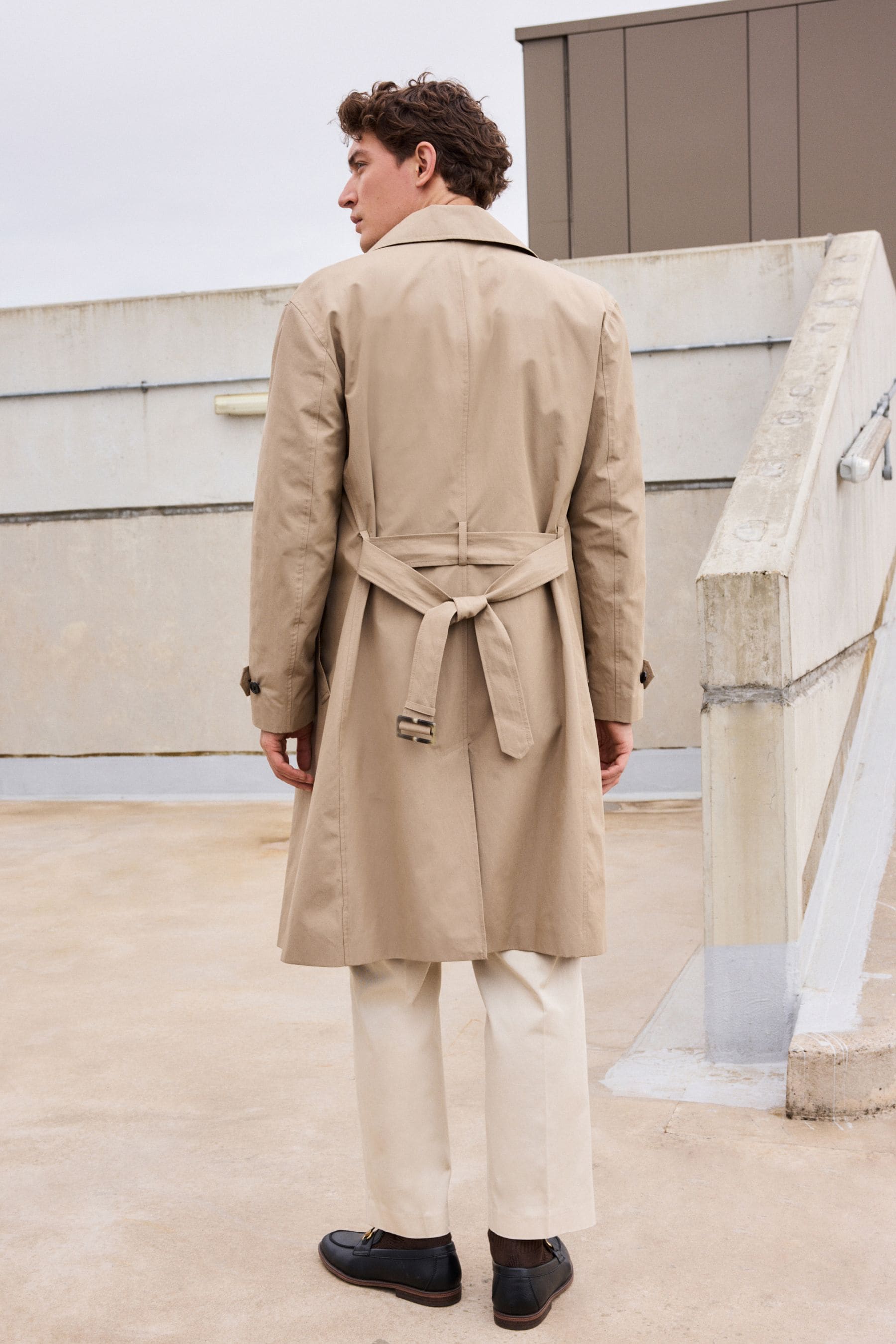 Stone trench coat discount