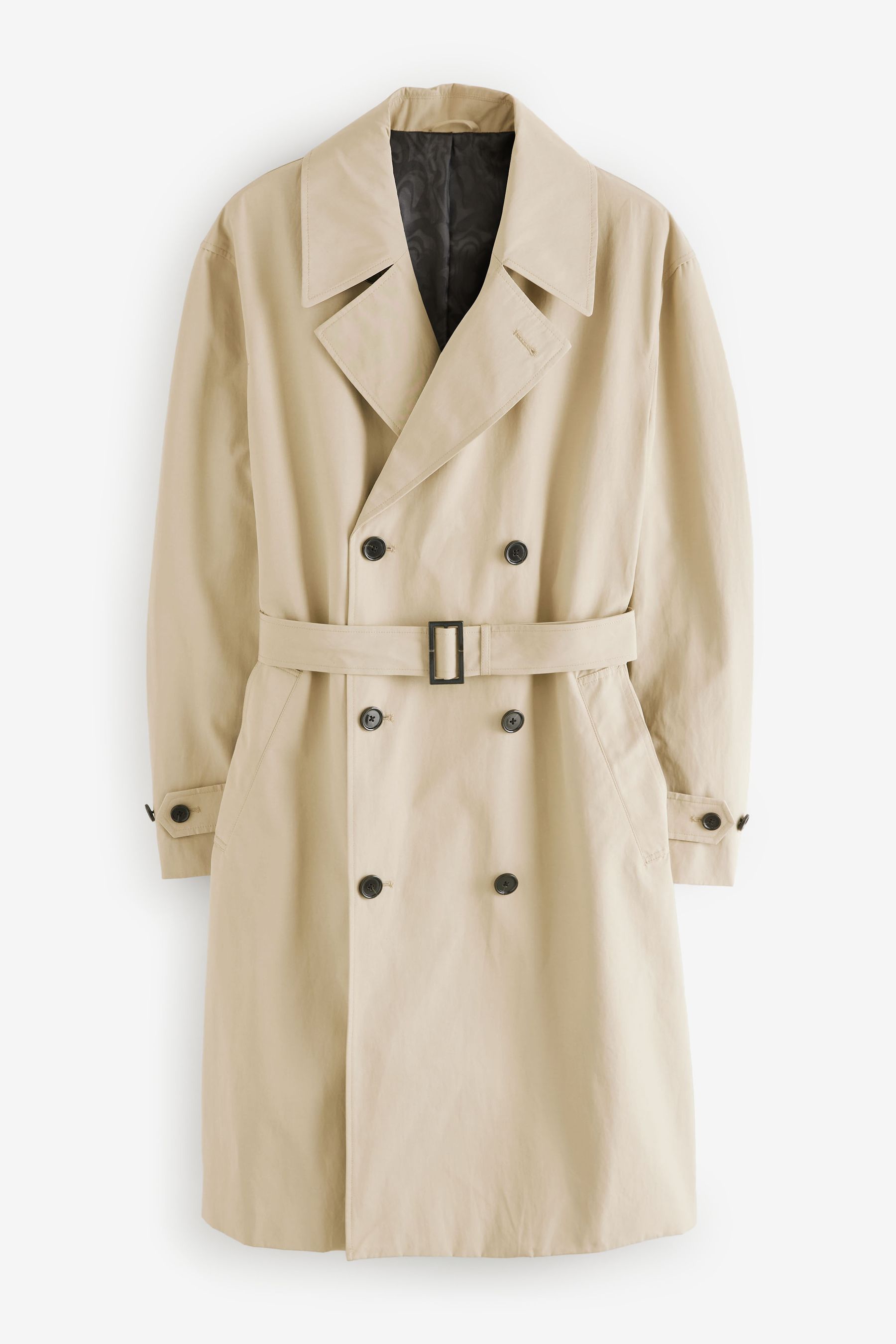 Stone Shower Resistant Trench Coat