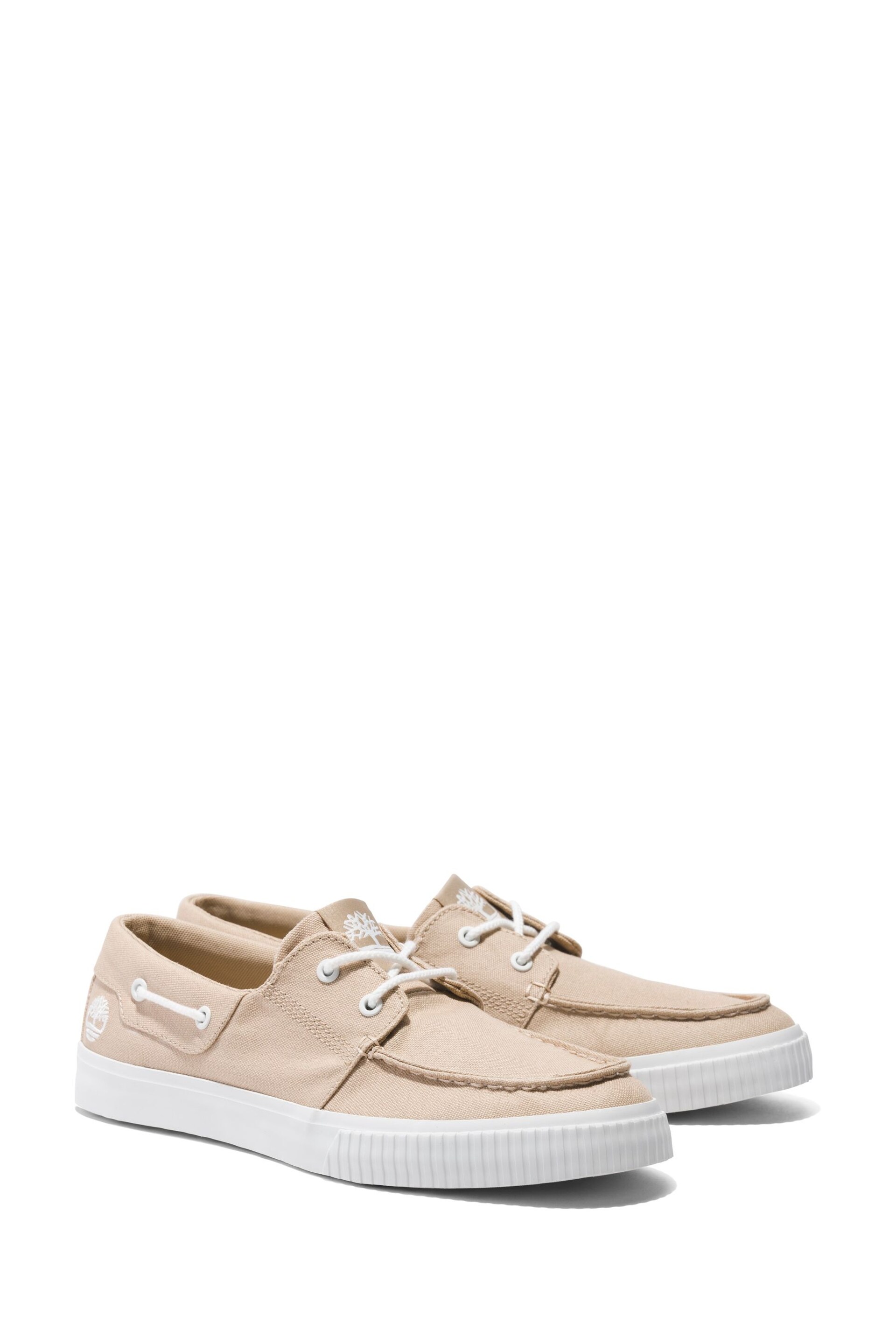 Timberland Cream Mylo Bay Boat Shoes - Image 3 of 7