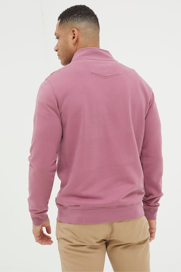 FatFace Pink Fowey Half neck Sweatshirt