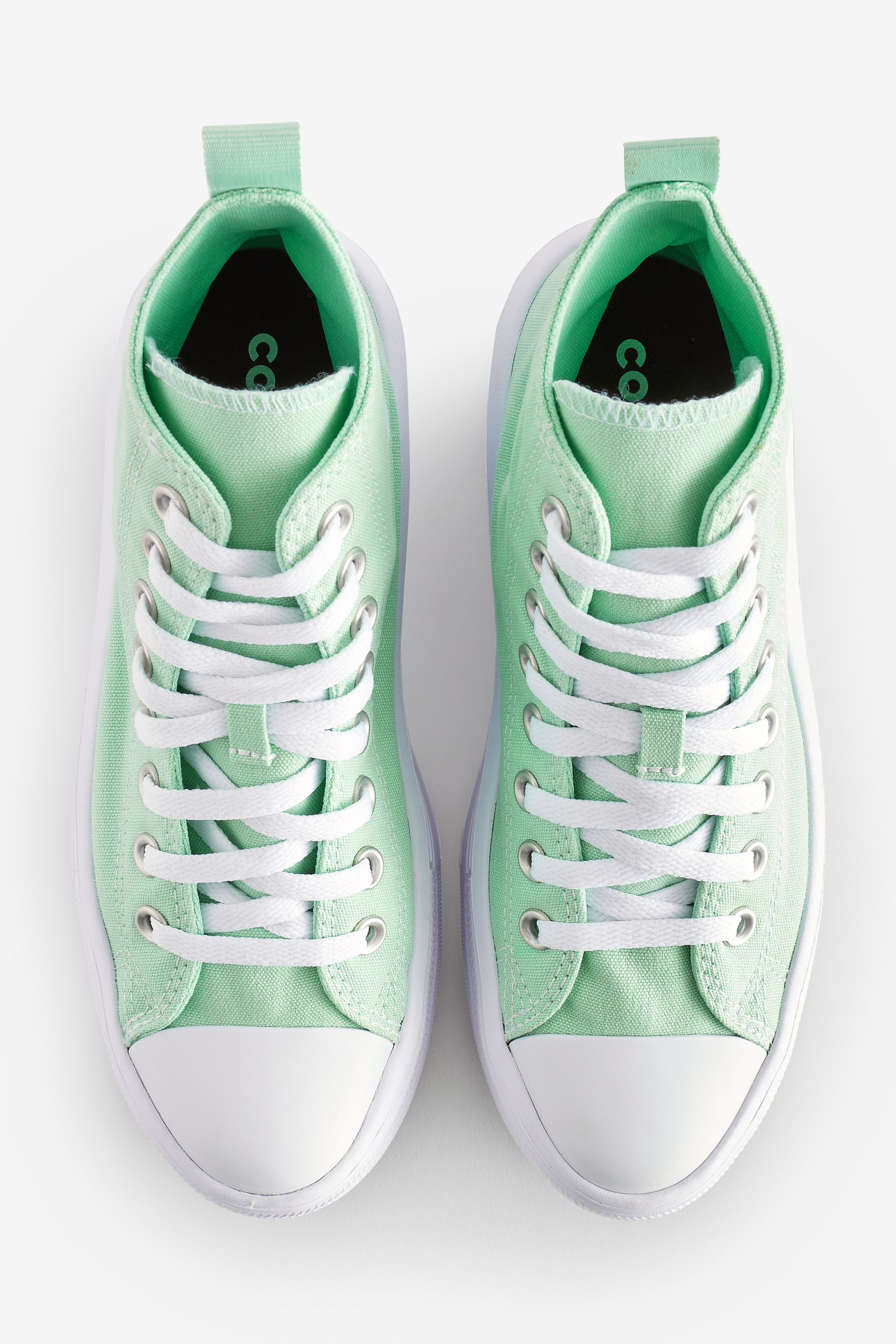 Mint green chuck taylors hotsell