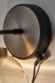 Black Jackson Battery Operated Wall Light - Image 3 of 5