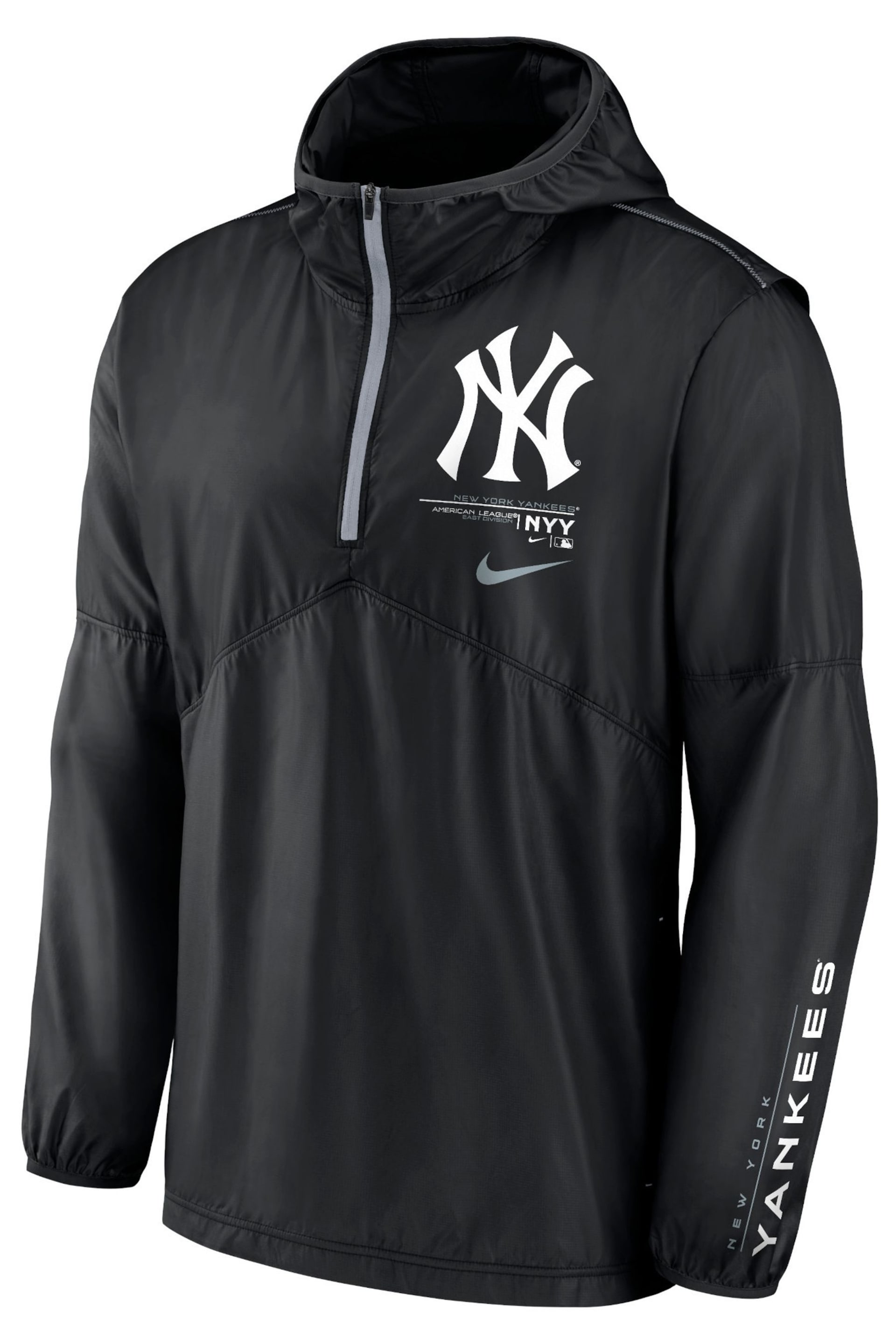 Nike Black New York Yankees Night Game Half Zip Jacket - Image 2 of 3