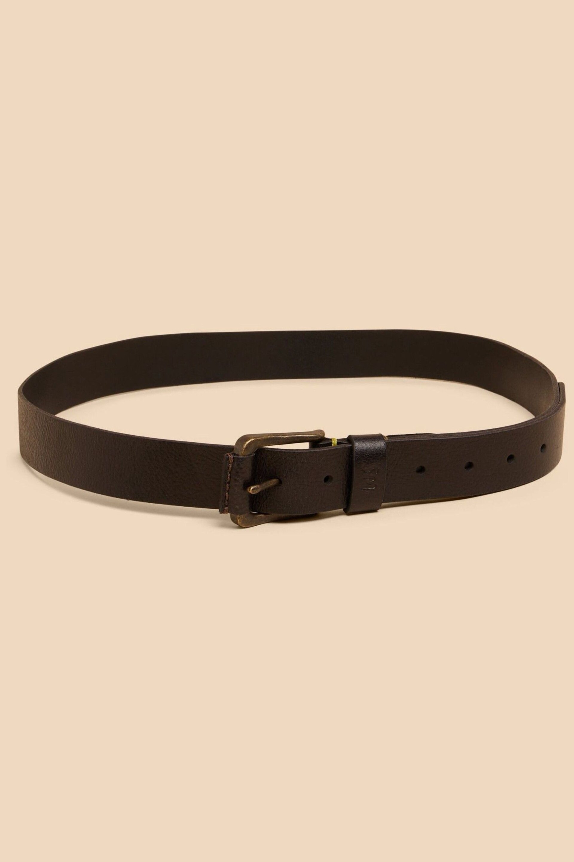 White Stuff Black Leather Belt - Image 2 of 3