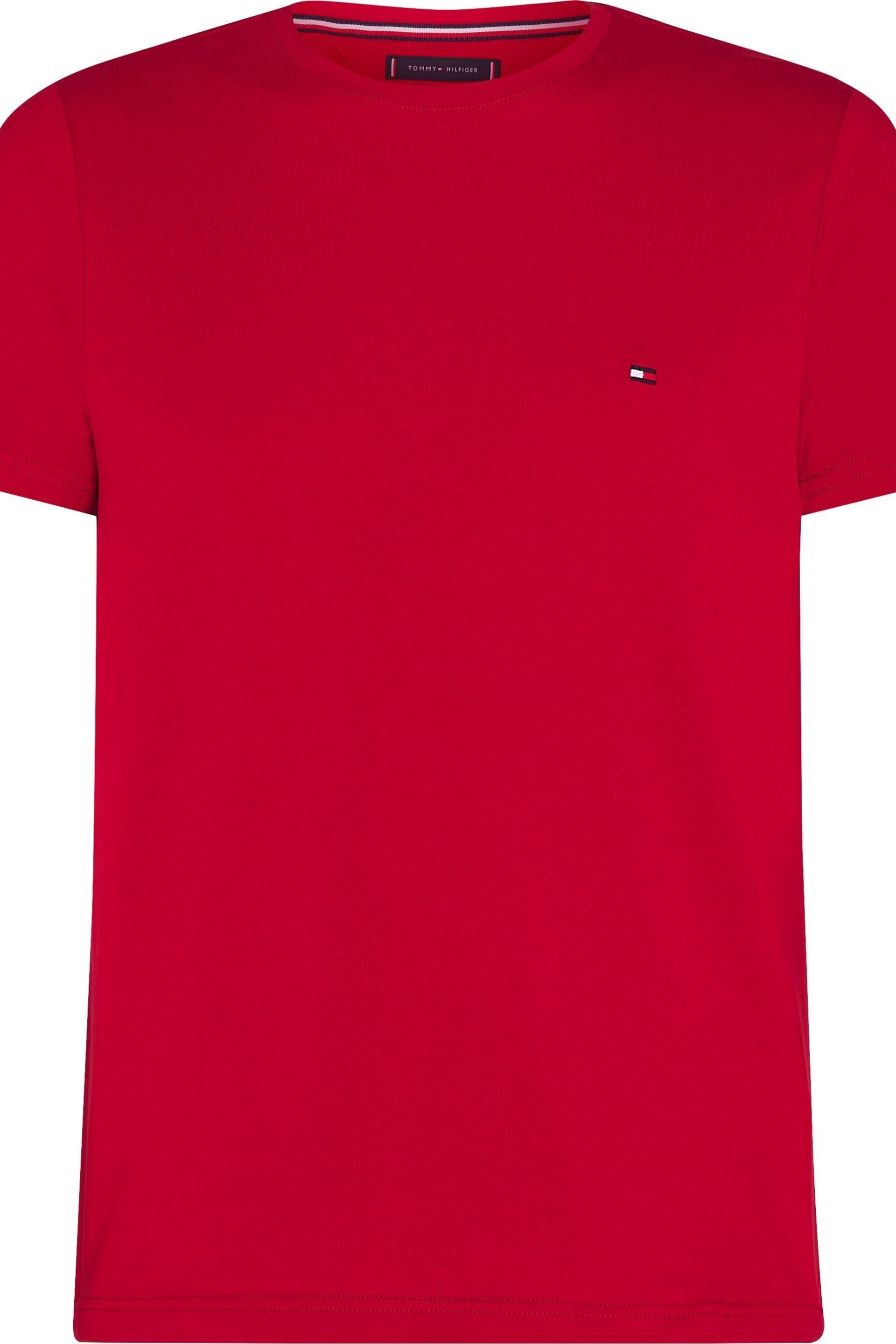 Tommy Hilfiger Core Stretch Slim Fit Crew Neck T-Shirt - Image 3 of 6