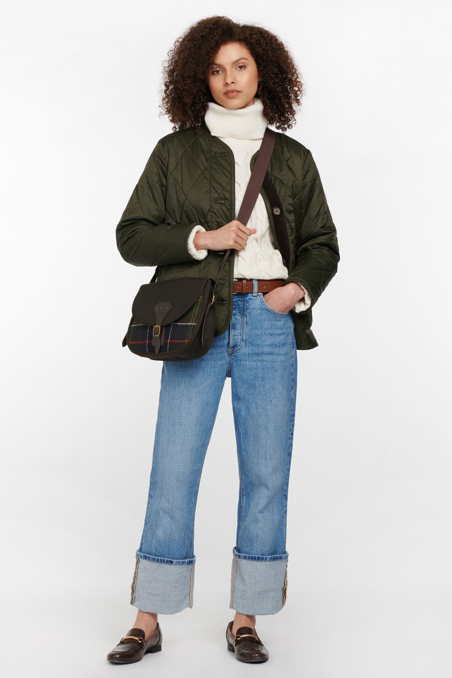 Buy Barbour Green Classic Tartan Whitley Cross body Bag from the Next UK online shop