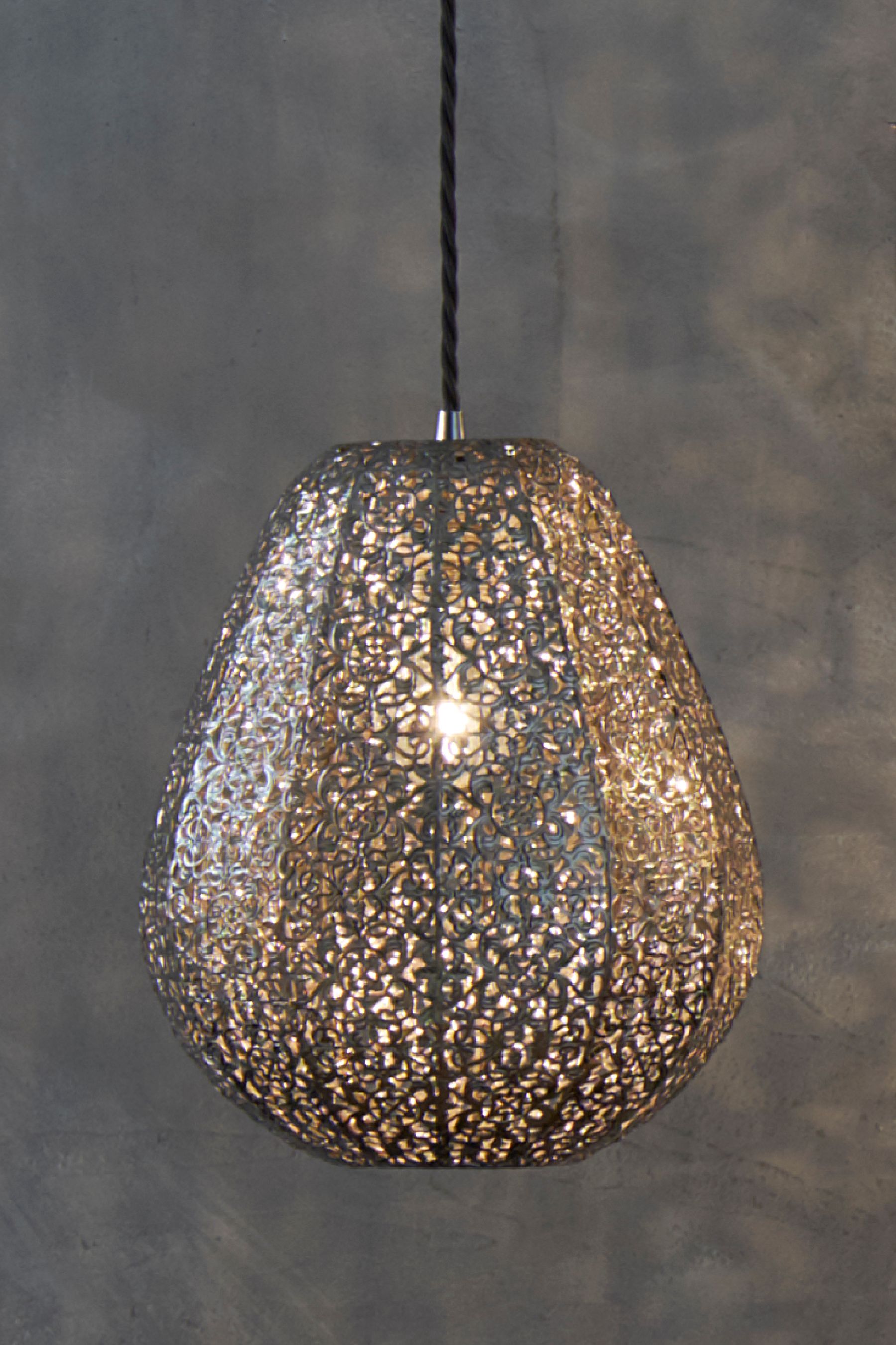 Buy Nickel Oriana Easy Fit Pendant Lamp Shade from the AspennigeriaShops online shop