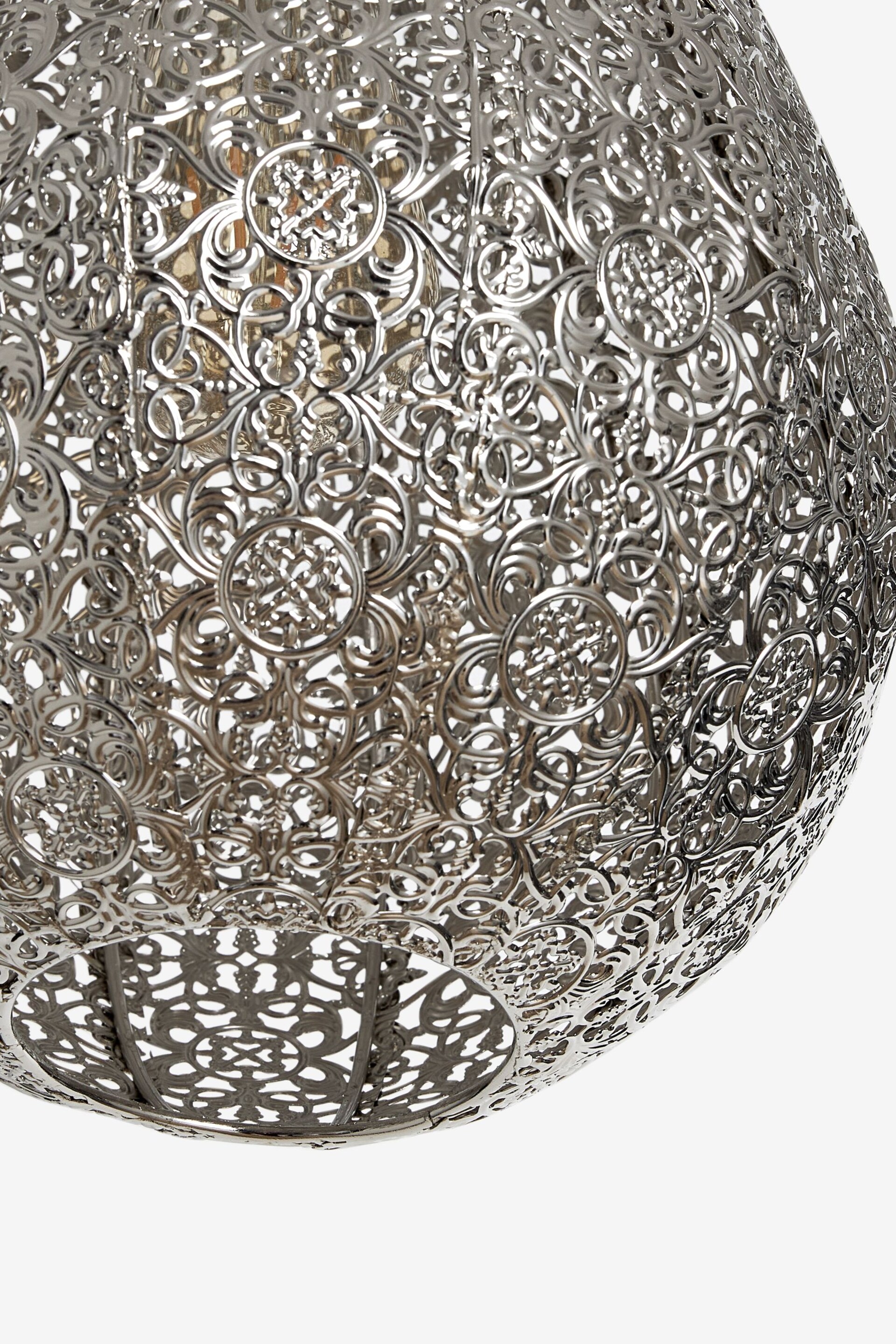 Nickel Oriana Easy Fit Pendant Lamp Shade - Image 5 of 5