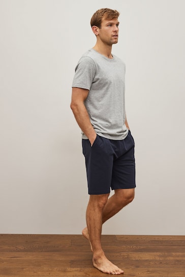 Navy Blue Lightweight Shorts