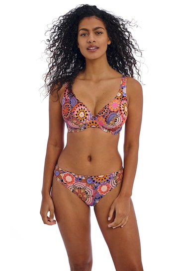 Freya Orange Multi Santiago Nights Bikini Bottoms