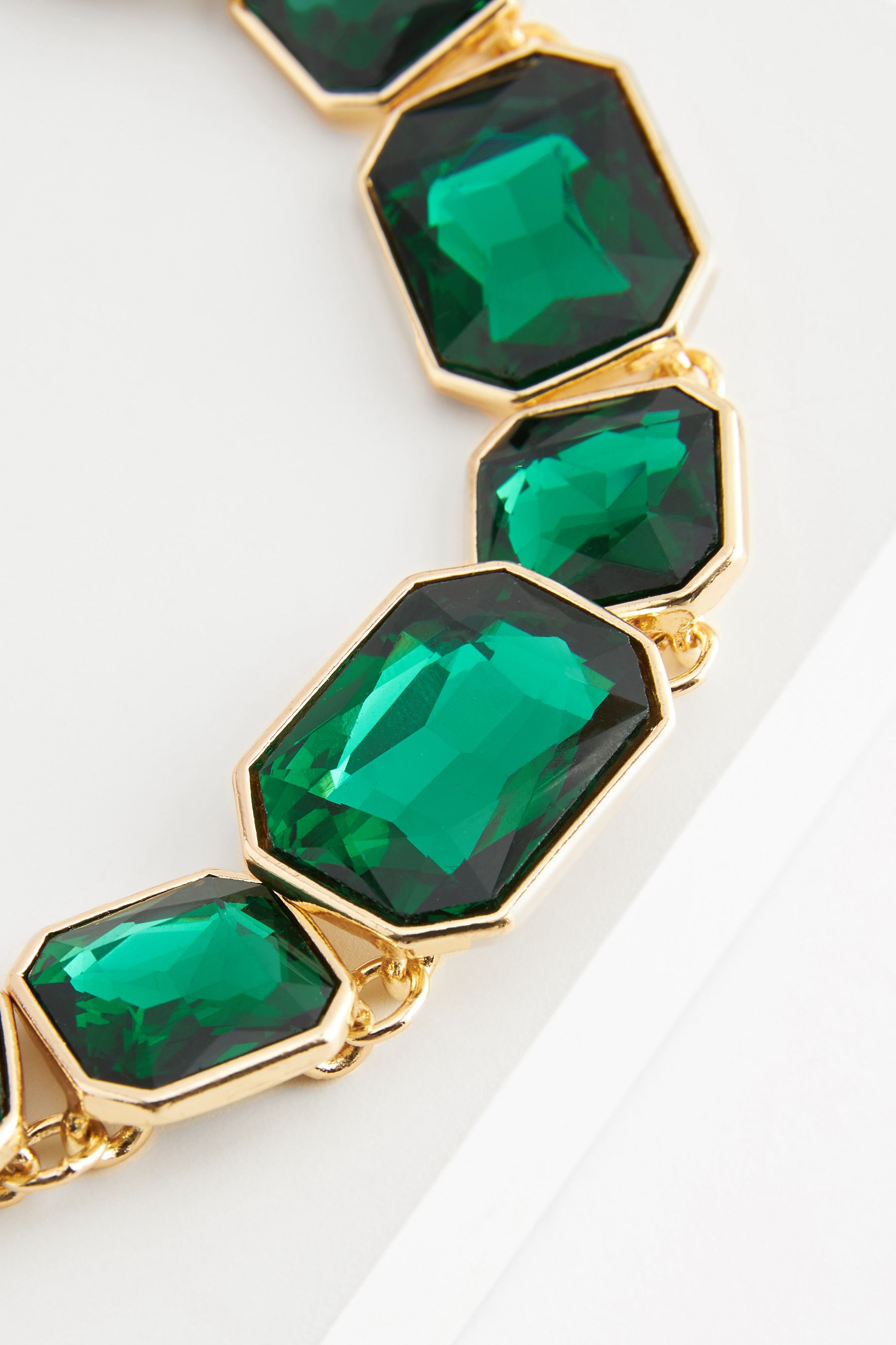Buy Green Stone Statement Necklace from Next Luxembourg