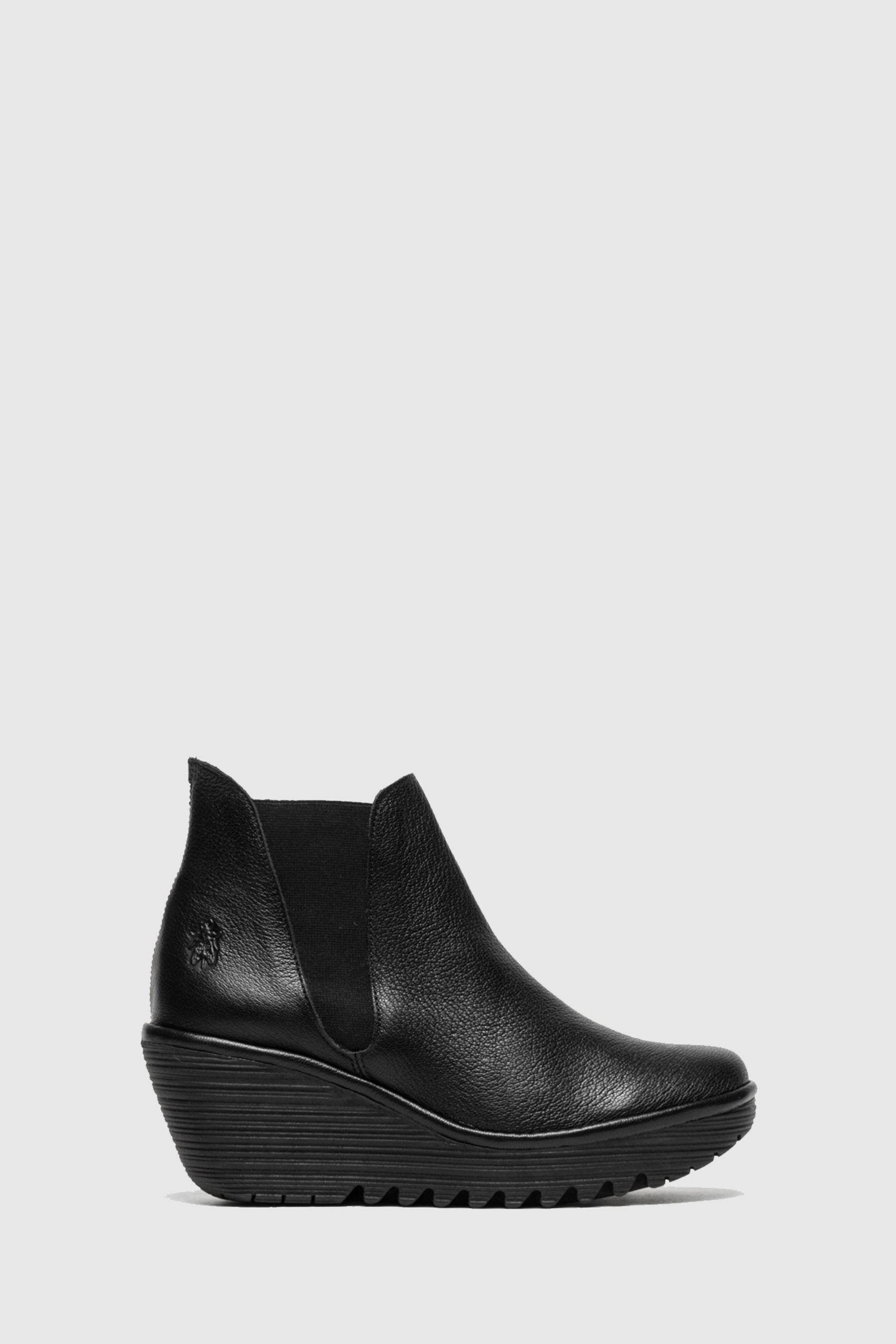 Leather wedge ankle boots store uk