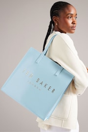 Ted Baker Blue Crinkon Crinkle Large Icon Bag - Image 1 of 5