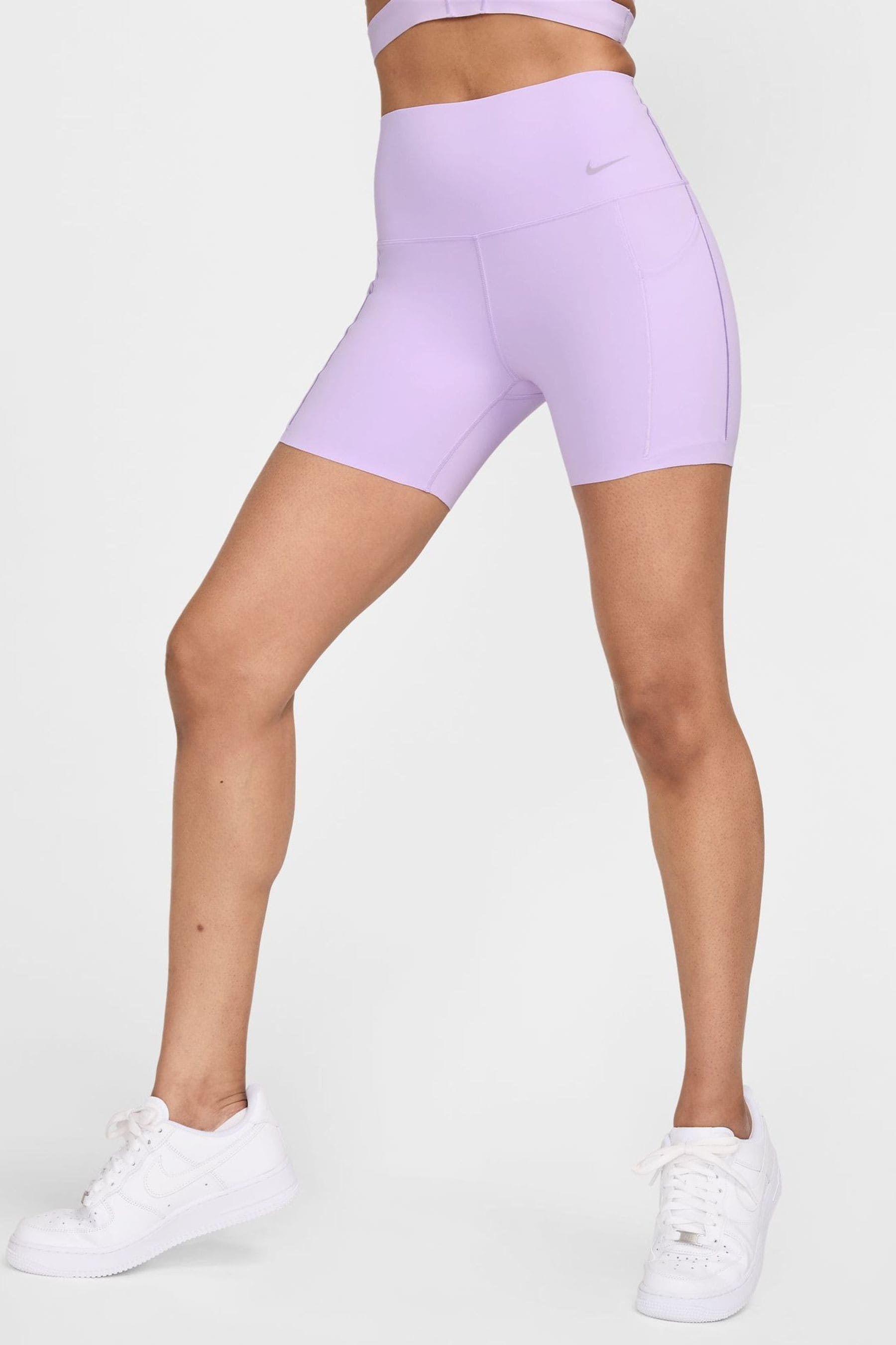 Buy Nike Lilac Purple Universa High Waisted 5 Cycling Shorts from the Next UK online shop
